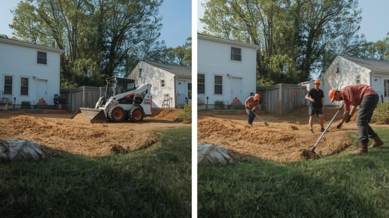 Landscapers Depew NY: What is the difference between leveling and grading?