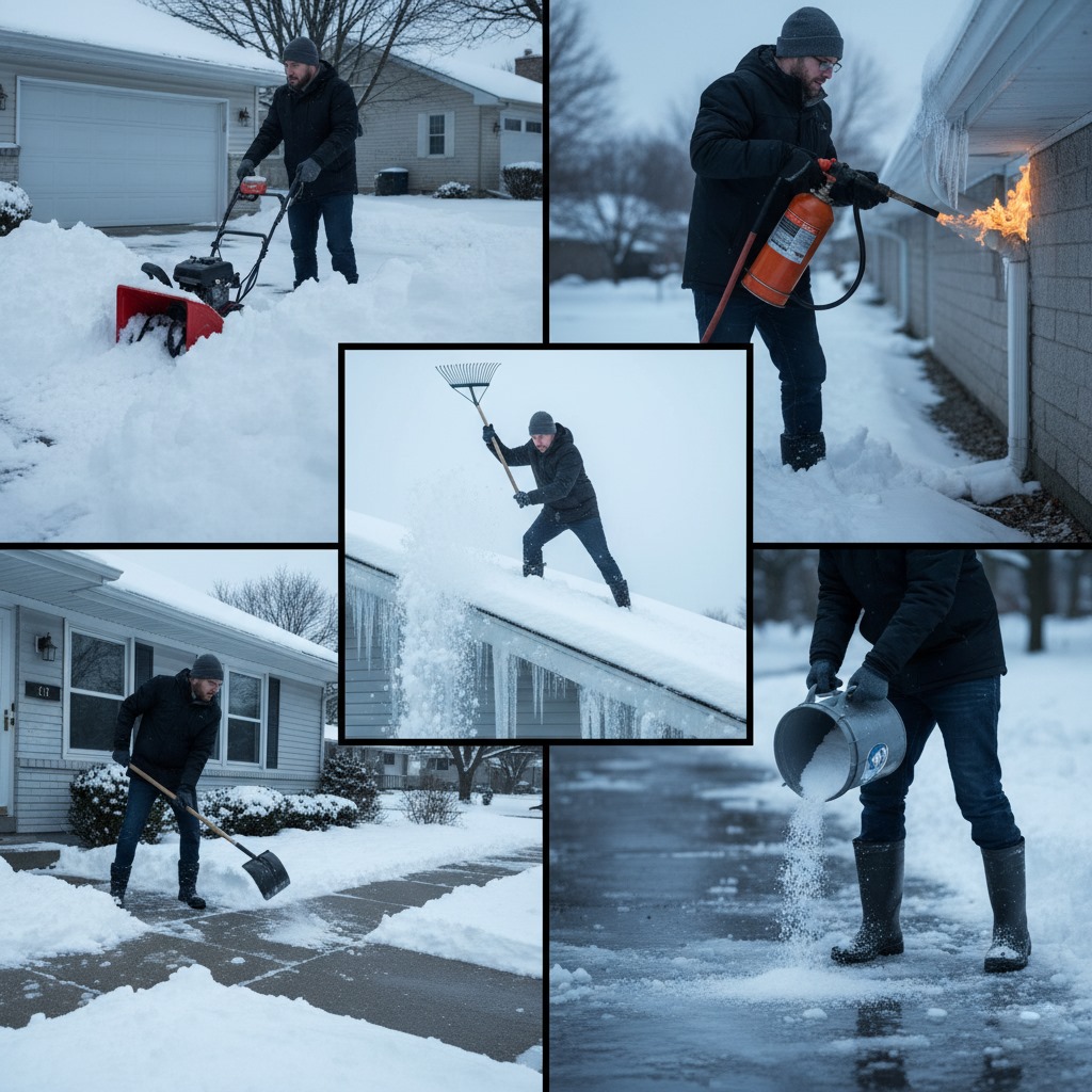 Top 5 Mistakes Homeowners Make During DIY Snow Removal