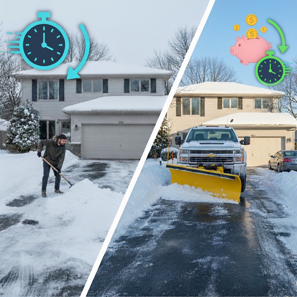 Why Professional Snow Plowing Services Save You Time and Money