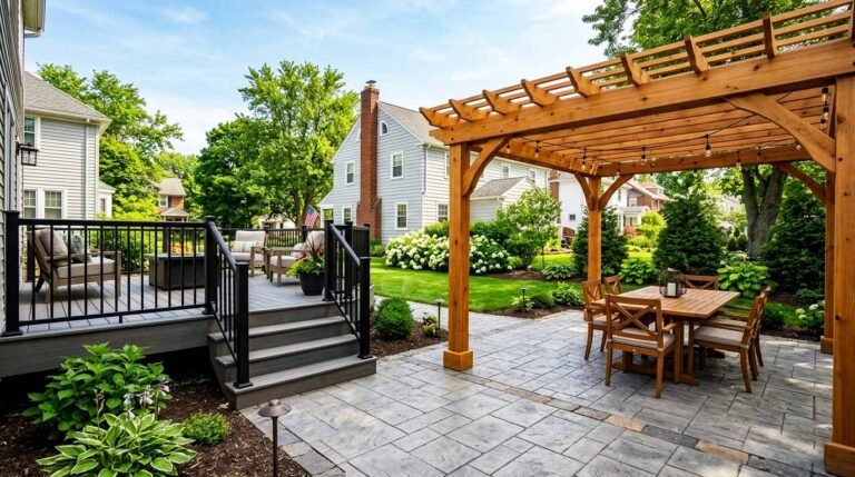 Pergola vs Deck vs Patio: Which Is Right for Your Buffalo NY Backyard? | Redefine Landscaping